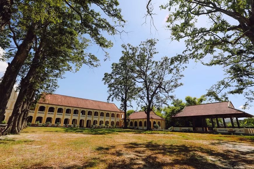 Lang Song printing house was built around 1872 and was destroyed in 1885. In 1904, Lang Song printing house was rebuilt by Father Damien Grangeon Man, assigned father Paul Maheu to be the director. Father Paul Maheu studied printing in Hong Kong, fluent in printing skill (Photo: Minh Son/Vietnamplus)