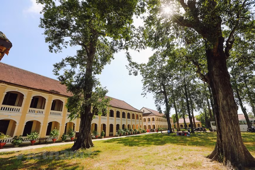 Lang Song printing house was built around 1872 and was destroyed in 1885. In 1904, Lang Song printing house was rebuilt by Father Damien Grangeon Man. Father Paul Maheu was assigned to be the director (Photo: Minh Son/ Vietnamplus)