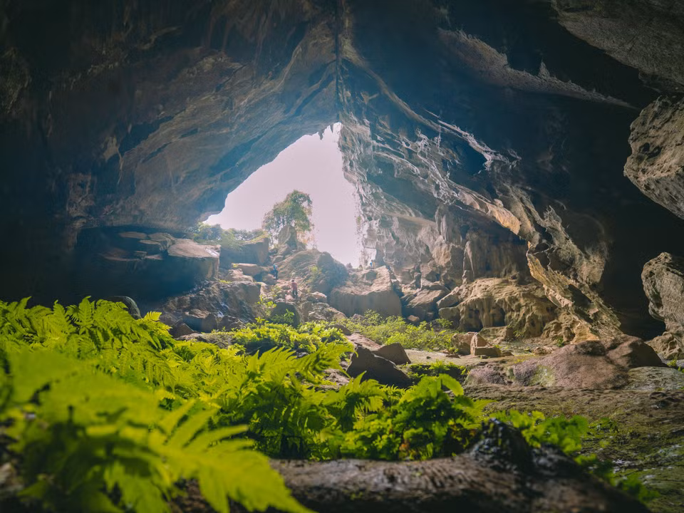 Chuot (Mouse) Cave, where the Hollywood blockbuster Kong: Skull Island was filmed. (Photo: VNA)