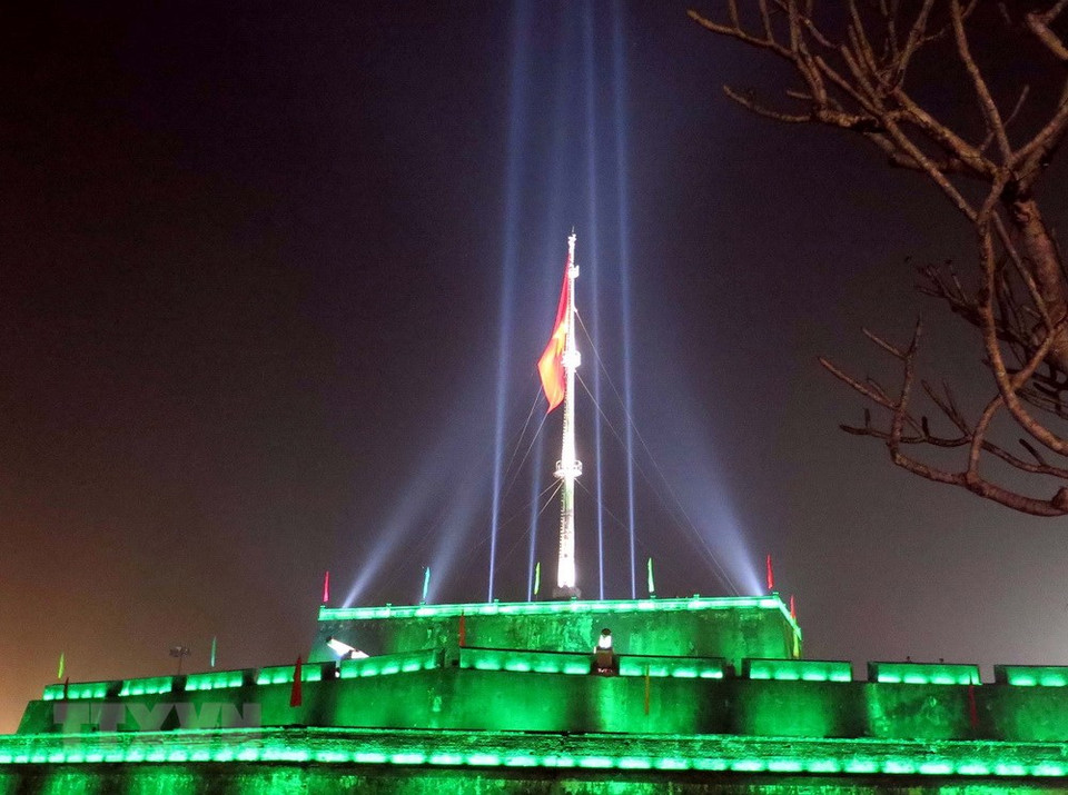 It consists of three pyramidal platforms, some canons and a large flagpole. (Source: VNA)