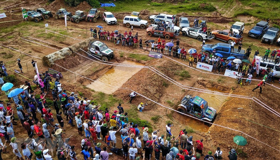 The Vietnam Off-road PVOIL Cup 2020 is organised at the Vietnam National Village for Ethnic Culture and Tourism in Hanoi’s Son Tay town (Photo: VNA)