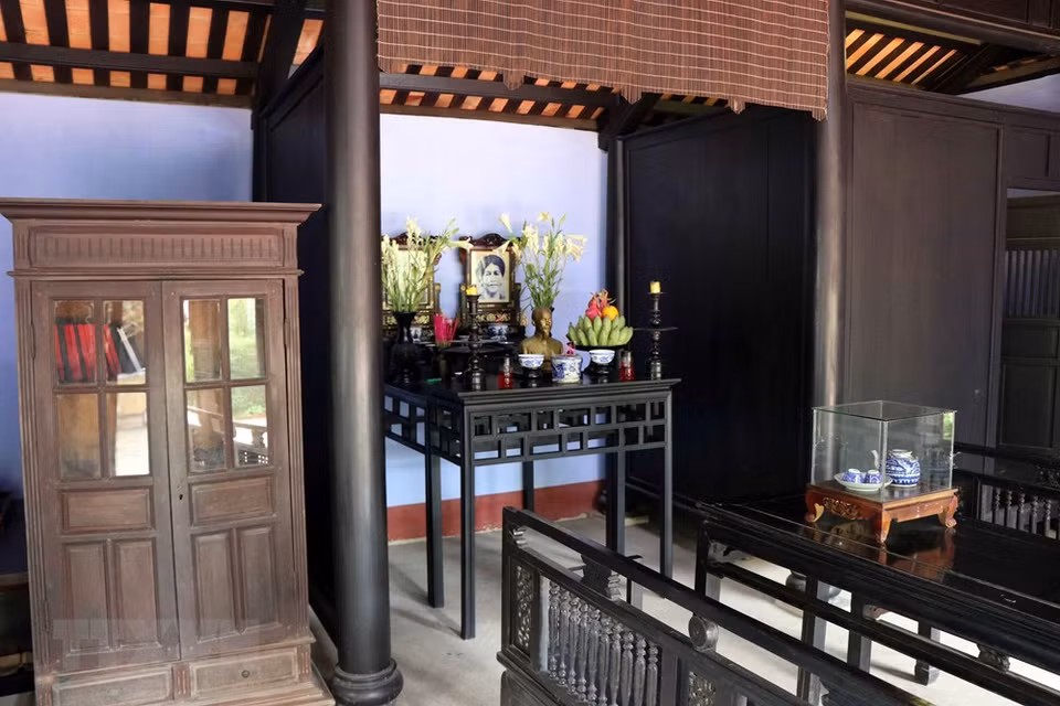 President Ho Chi Minh memorial house at No. 112 Mai Thuc Loan Street, Thuan Loc Ward, Hue City. The house is where Uncle Ho's mother, Hoang Thi Loan passed away in February 1901 (Photo: VNA)
