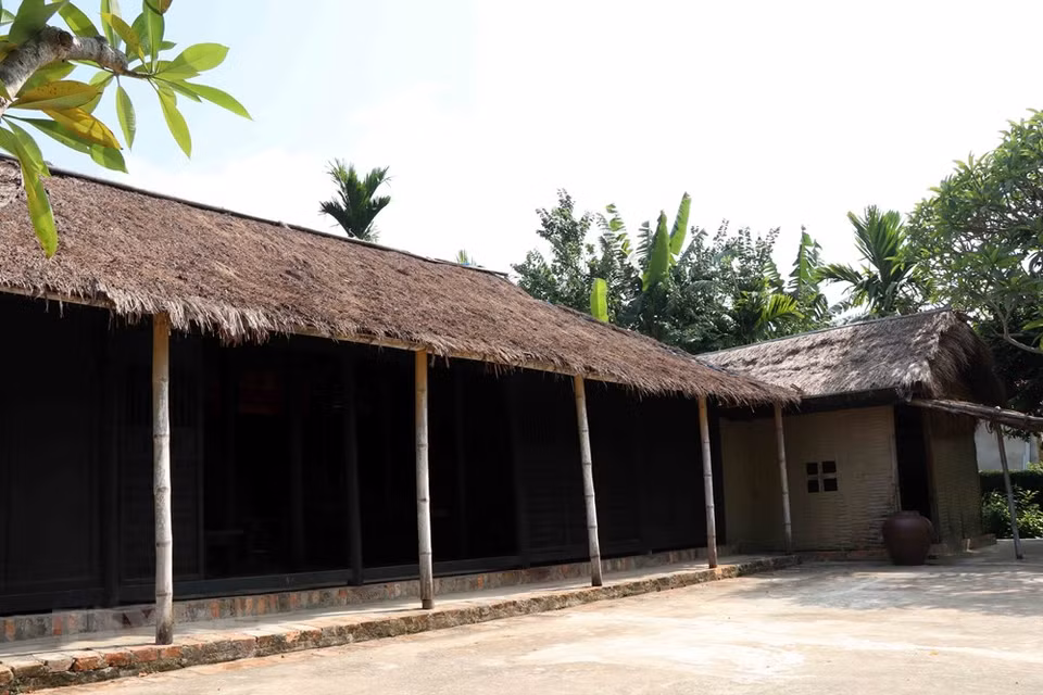 Uncle Ho memorial house in Duong No village, Phu Duong commune, Phu Vang district, Thua Thien-Hue province (Photo: VNA)