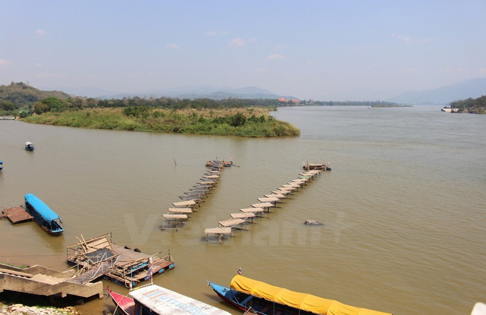 Mekong River at the Laos - Thailand - Myanmar triangle (Photo: VNA)