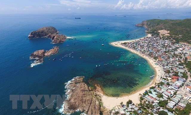 Hon Kho (Kho islet) in Nhon Hai commune, Quy Nhon city, is a famous tourist attraction in Binh Dinh province (Photo: VNA)