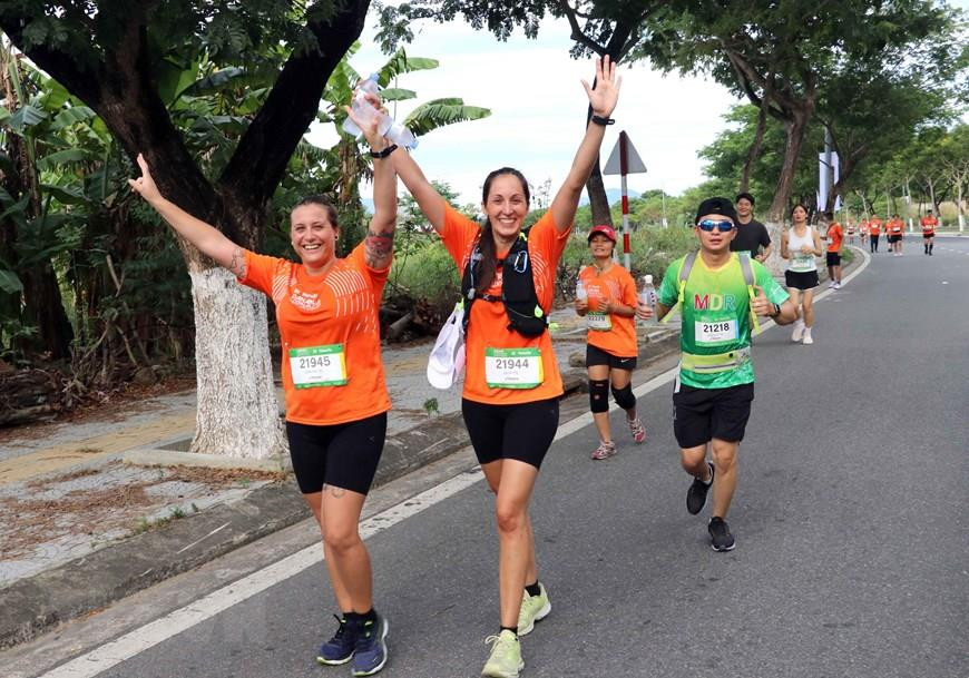 Manulife Da Nang International Marathon 2019 takes place at Bien Dong Park in Da Nang city, August 11 (Photo:VNA)