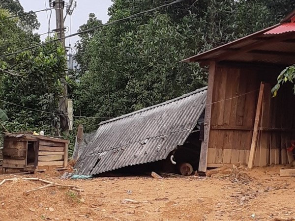 Huong Viet commune was destroyed by recent floodwater, torrential downpour and landslide. Picture taken on November 3 (Photo: Thuy Tran/Vietnam +)