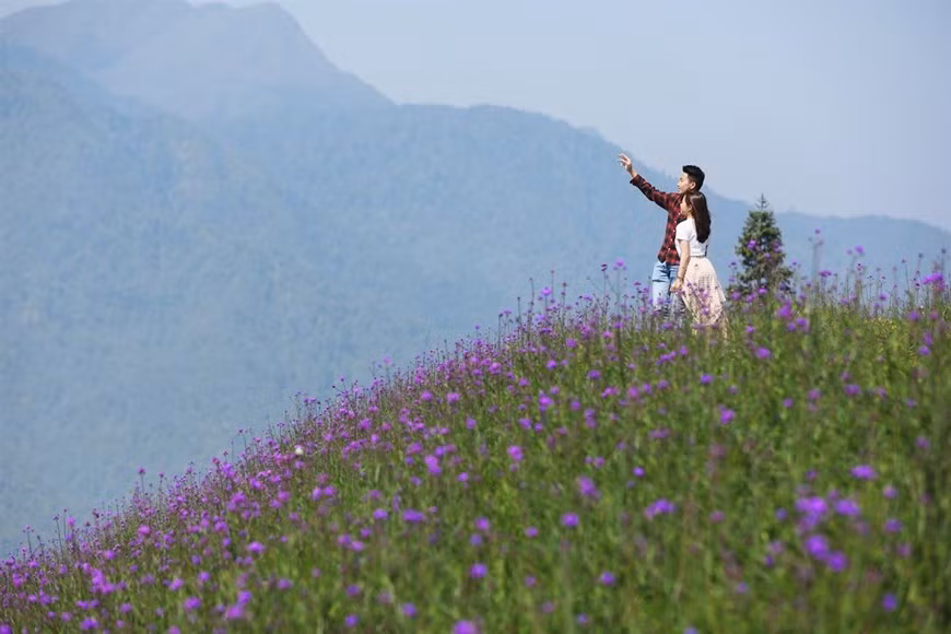 Mount Fansipan is often dubbed ‘the Roof of Indochina’ as it is the highest peak in Vietnam, Laos and Cambodia at a height of 3,143m (Photo: VNA) 