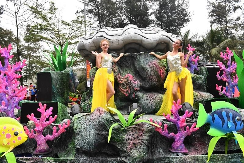The carnival aims to mark the beginning of the tourist season in Thanh Hoa province (Photo: VNA)