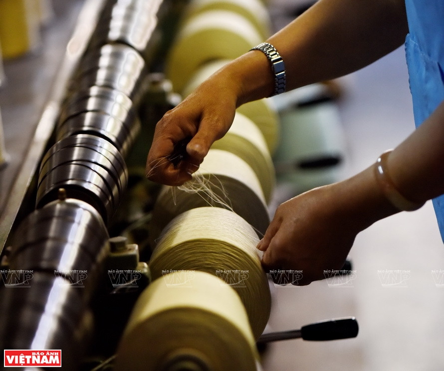 Quality silk for export (Photo: VNA)