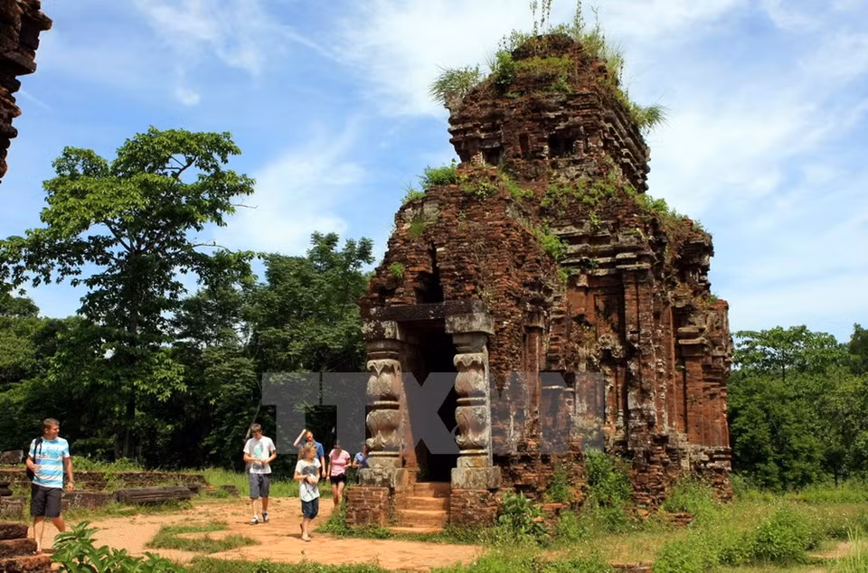 My Son Sanctuary in Quang Nam province was recognised as a UNESCO World Cultural Heritage Site in 1999 (Photo: VNA)