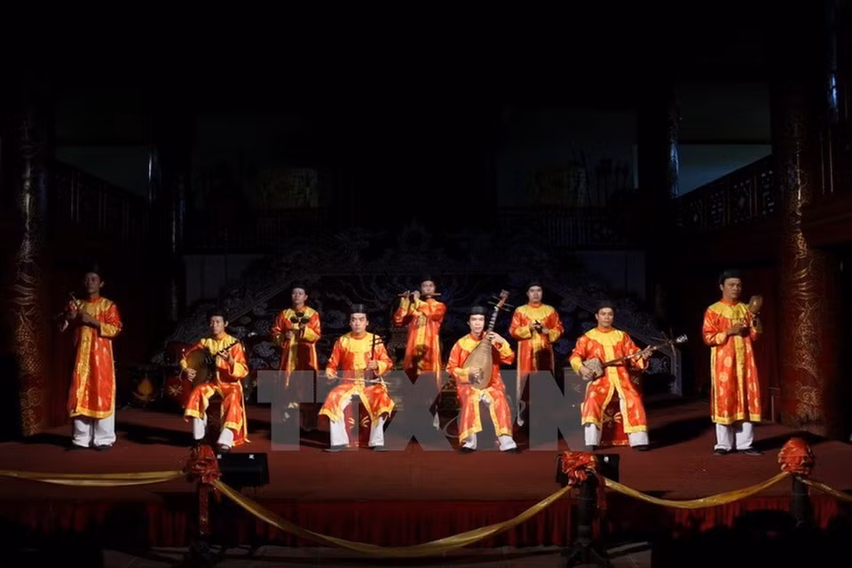 Nha nhac, Vietnamese court music, is named in the Representative List of the Intangible Cultural Heritage of Humanity (Photo: VNA) 