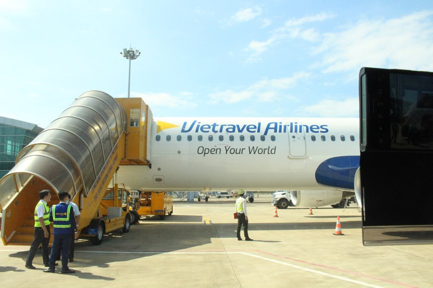Vietravel Airlines aircraft (Photo: Vietnam+)