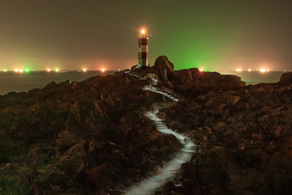 Lighthouse in An Ninh Dong commune, Tuy An district, Phu Yen. (Photo: VNA)