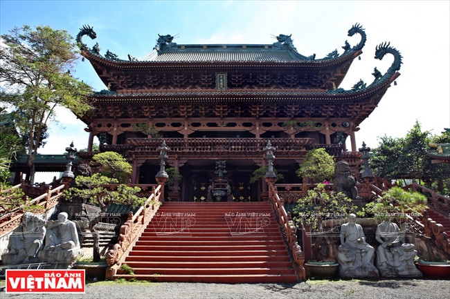 Main hall of Minh Thanh pagoda (Photo: VNA)