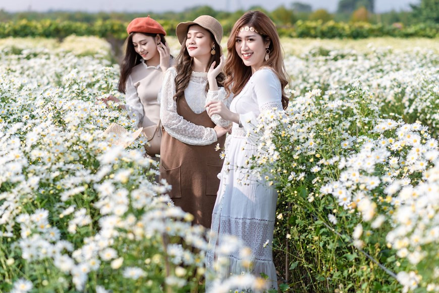 Decoration works are built for visitors to take ‘instagramable’ photos (Photo: Vietnam+)