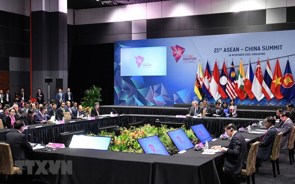 The 21st ASEAN-China Summit takes place on November 14 (Photo: VNA)