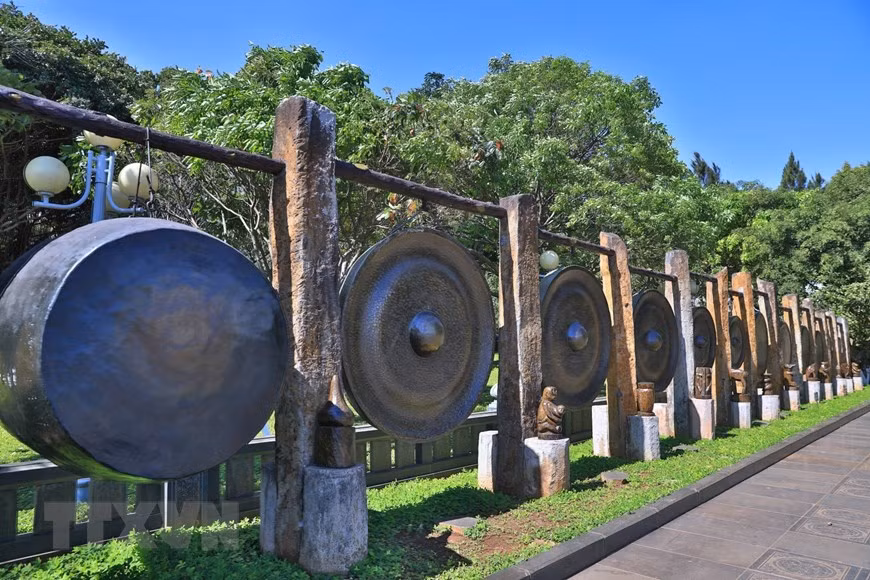 Gong space, a highlight in the Central Highlands region’s cultural heritage (Photo: VNA)