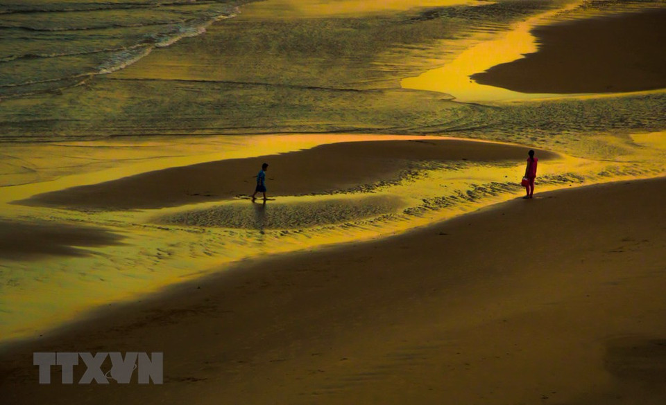 Sunset in Bai Sau (Source: VNA)