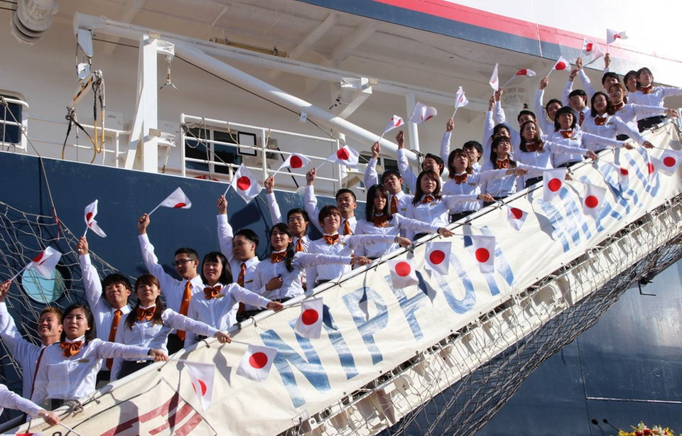 Young delegates from Japan (Photo: VNA)