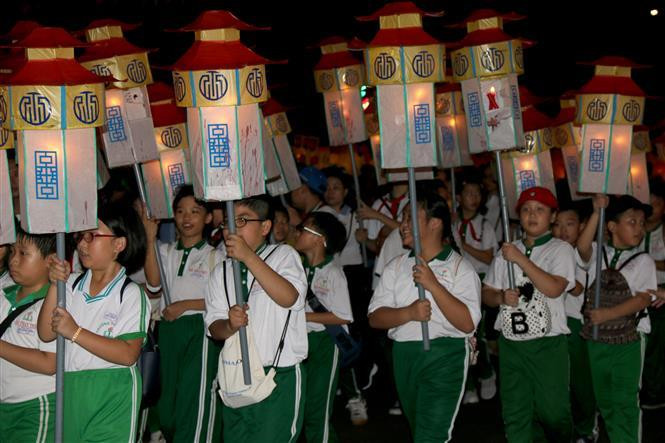  The event brings together nearly 3,000 pupils from 30 primary schools and secondary schools in the city (Photo:VNA)