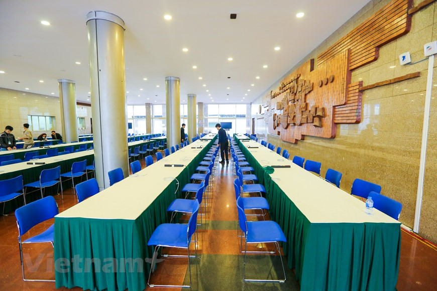 Hall A is the main hall of IMC (Photo: VNA)