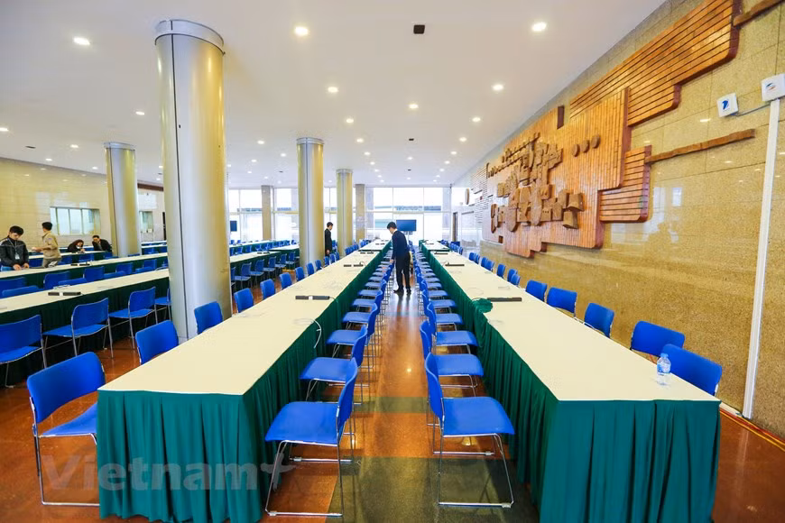 Hall A is the main hall of IMC (Photo: VNA)