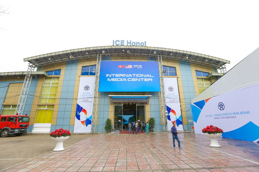 Hall B is the largest among three zones, which is expected to serve thousands of journalists (Photo: VNA)