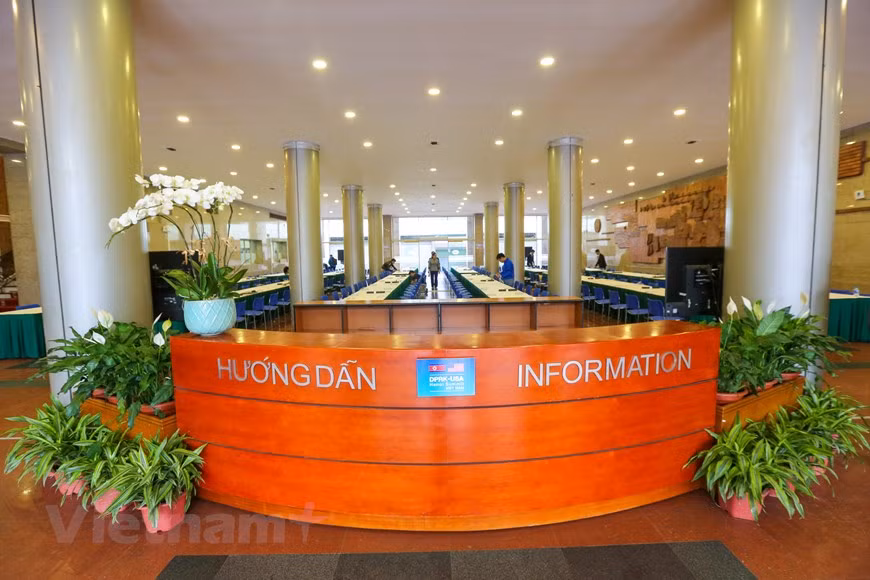 IMC is divided into 3 zones: Hall A, hall B and a cafeteria (Photo: VNA)