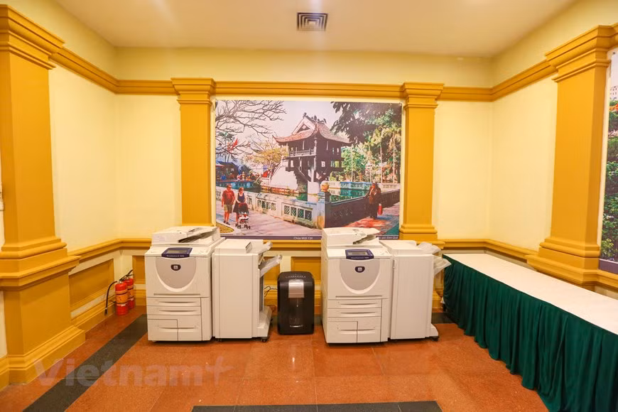Machineries and equipment are ready for service (Photo: VNA)