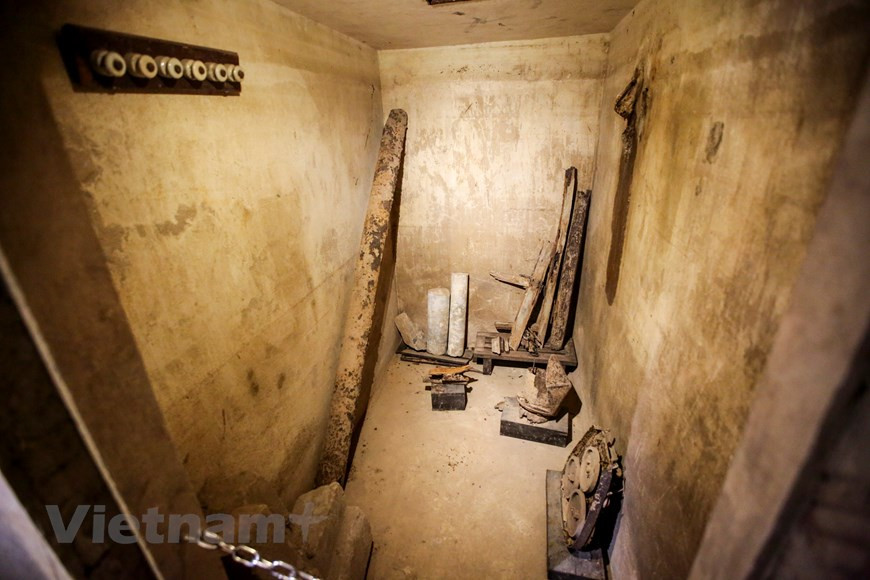 Measuring 40 square metres, the bomb shelter under the Sofitel Legend Metropole Hanoi is open to its guests (Photo: VNA)