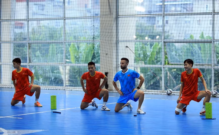 In the FIFA Futsal World Cup 2021 finals, the Vietnamese team is in the same group as Brazil, the Czech Republic, and Panama. They will play Brazil on September 13, Panama on September 16, and the Czech Republic on September 19. (Photo: VFF)