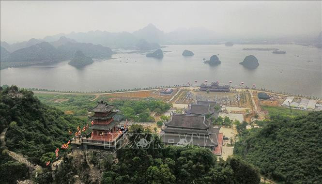 A panoramic view of Tam Chuc Pagoda. (Photo: VNA)