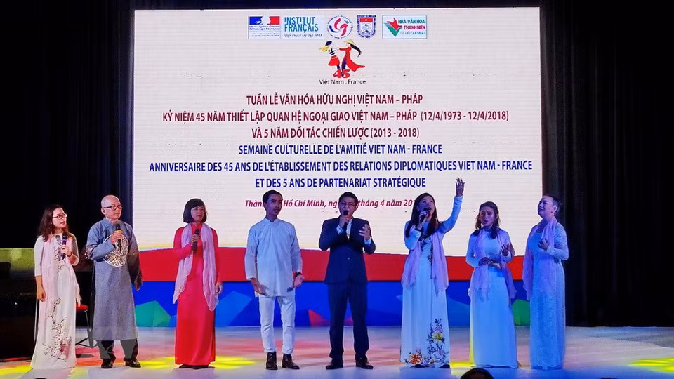 An art performance at the opening ceremony (Photo: VNA)