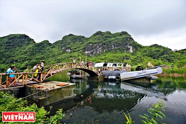 The discovery ship in the film is rebuilt for tourists to experience (Source: VNA)
