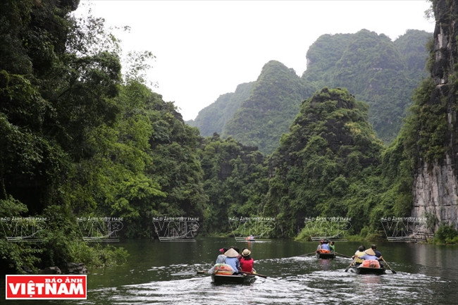 The UNESCO-recognised Trang An Landscape Comple covers 2,168 hectares. ​(Source: VNA)