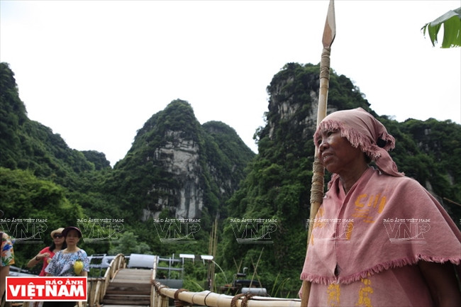 Over 50 people are invited to play tribal people at the film set (Source: VNA)