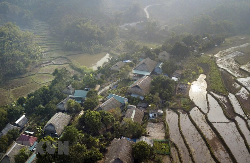 Peaceful life in Giang Mo village. (Photo: VNA)