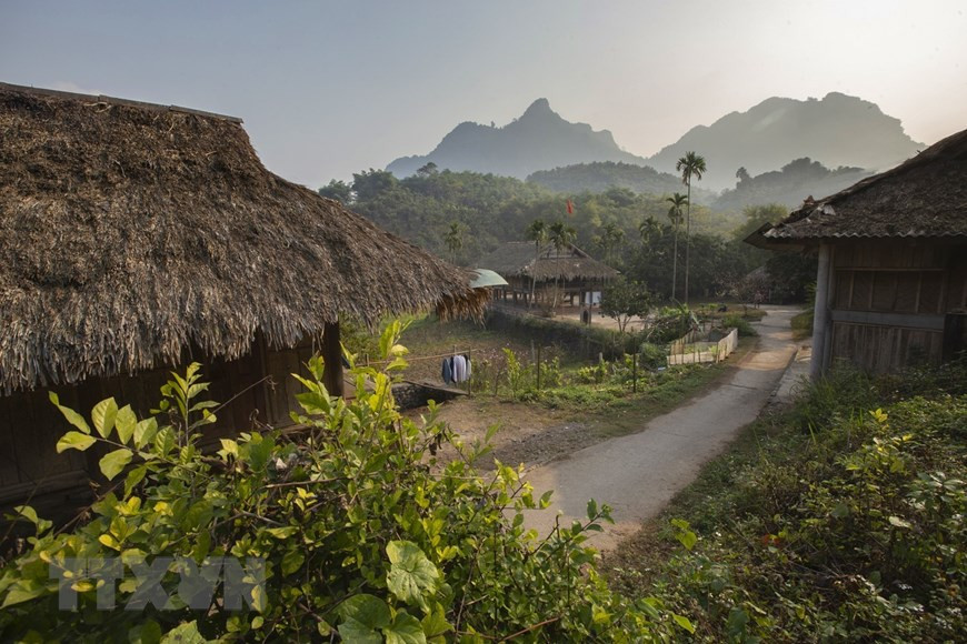 A quiet scene in the early morning. (Photo: VNA)