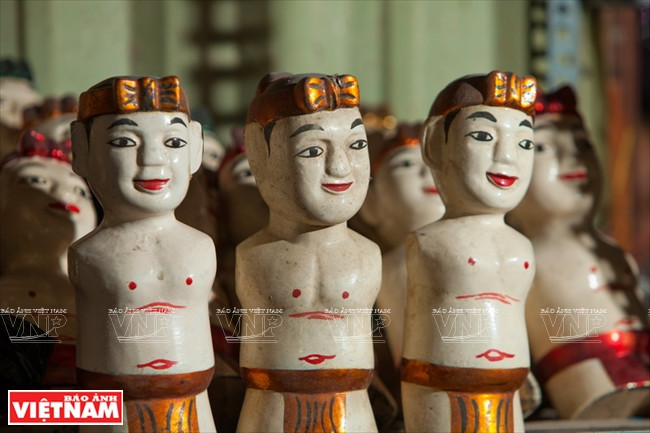 Oanh’s puppets are highly favoured by local puppeteers (Photo: VNA)