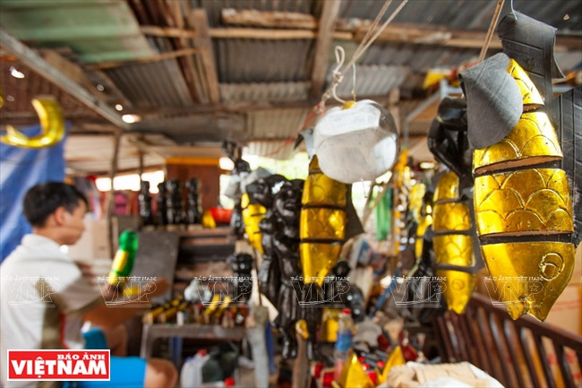 A corner of Oanh's workshop (Photo: VNA)