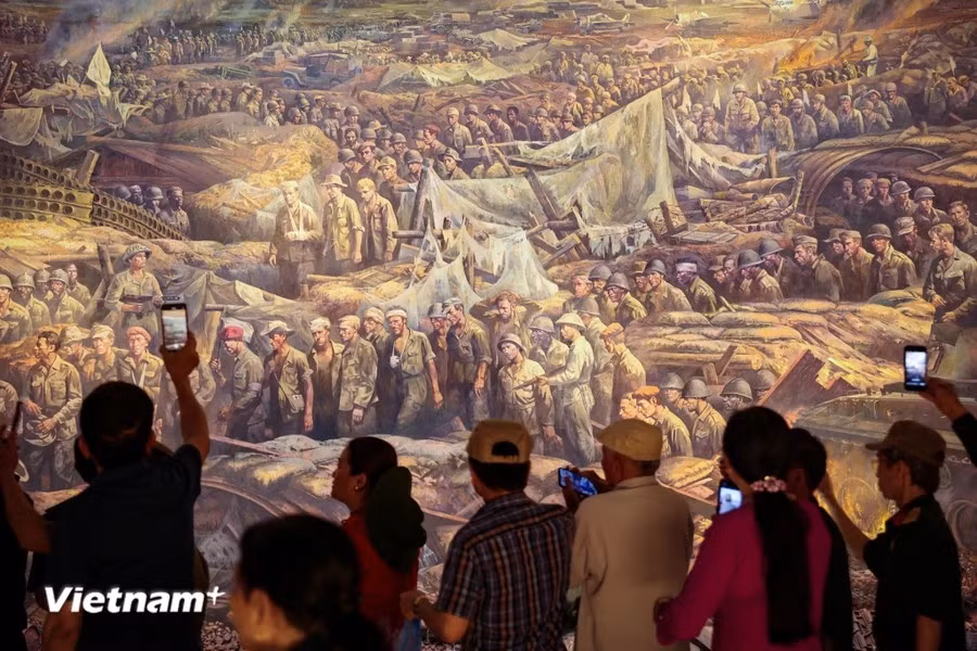 The museum provides a comprehensive, vivid, and visual perspective, offering a full panorama of the grand Dien Bien Phu battle. (Photo: Vietnam+)