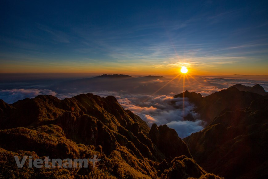 Stunning sea of clouds on 'Vietnam’s rooftop'. (Photo: Vietnam+)