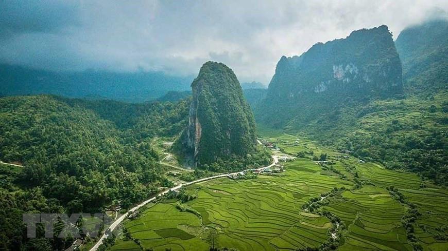 Non Nuoc Cao Bang received the global geopark status from the UNESCO in 2018 (Photo: VNA)