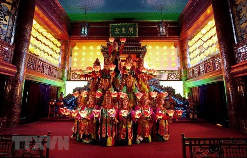 Hue Royal Court Music received UNESCO’s recognition of intangible and oral cultural heritage by UNESCO in 2003 and then became Vietnam's first-ever UNESCO-recognised Intangible Cultural Heritage of Humanity in 2008. (Photo: VNA)