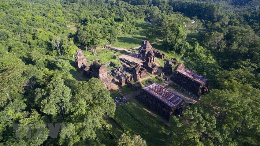 My Son Towers Relic Site in Duy Phu commune, Duy Xuyen district, Quang Nam province was recognised as World Cultural Heritage in December 1999 (Photo: VNA)