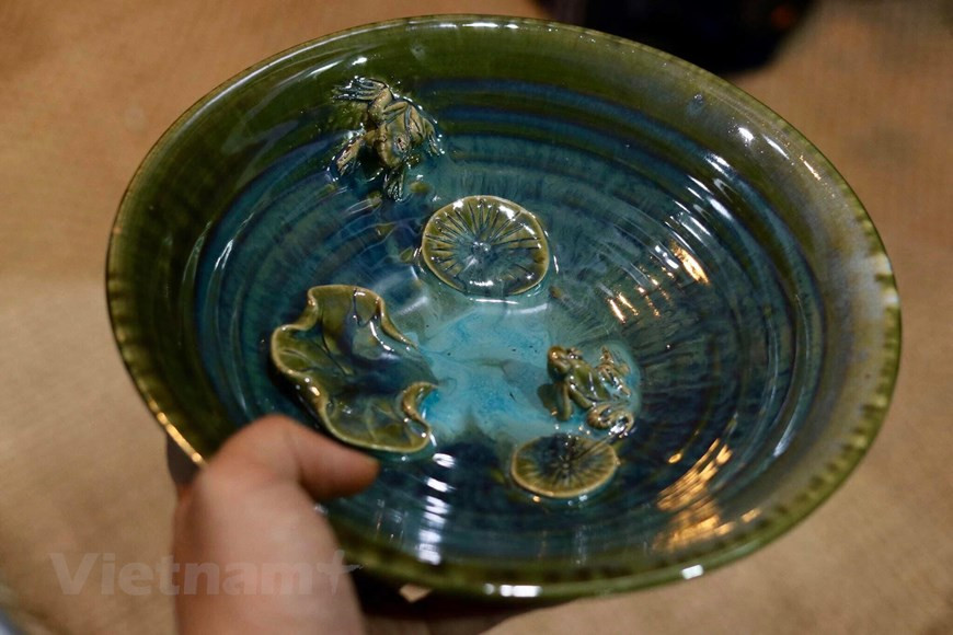 Pham Anh Dao's product on display at the showroom (Photo: Vietnam+)