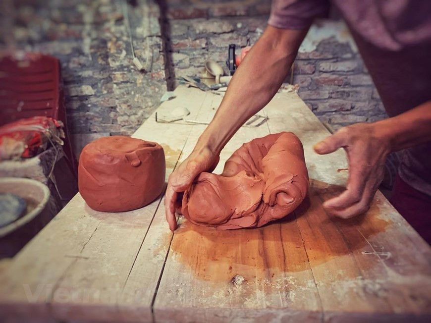 His products are unique, none is similar to another. (Photo: Vietnam+)