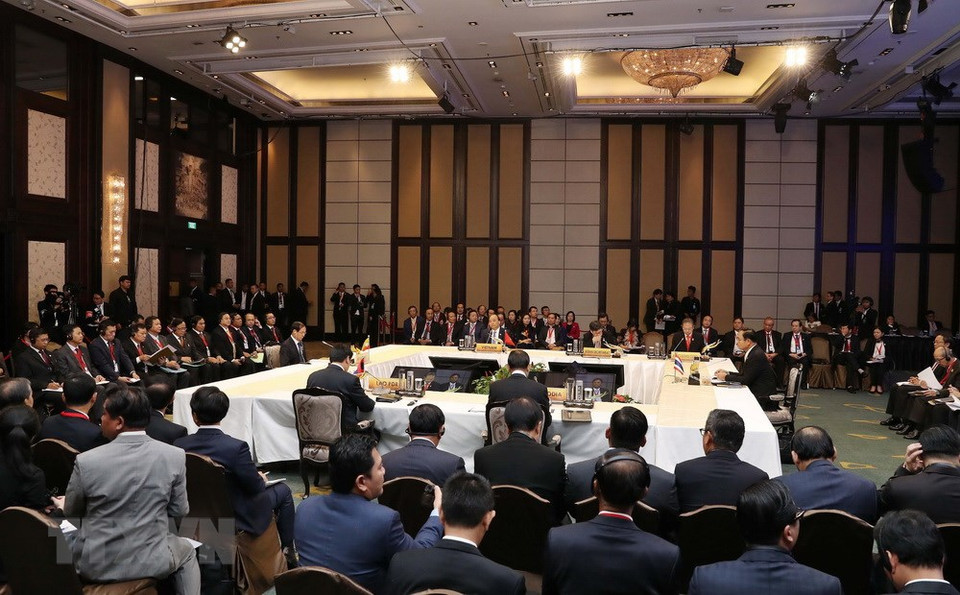 Scene at the summit (Photo: VNA)