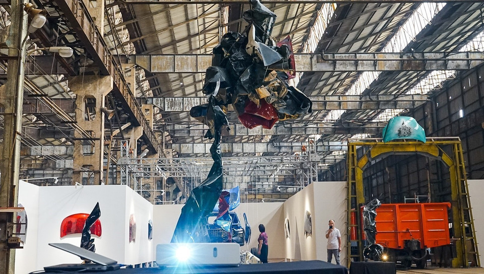 The Gia Lam Train Factory acts as a source of inspiration for artists. (Photo: VNA)